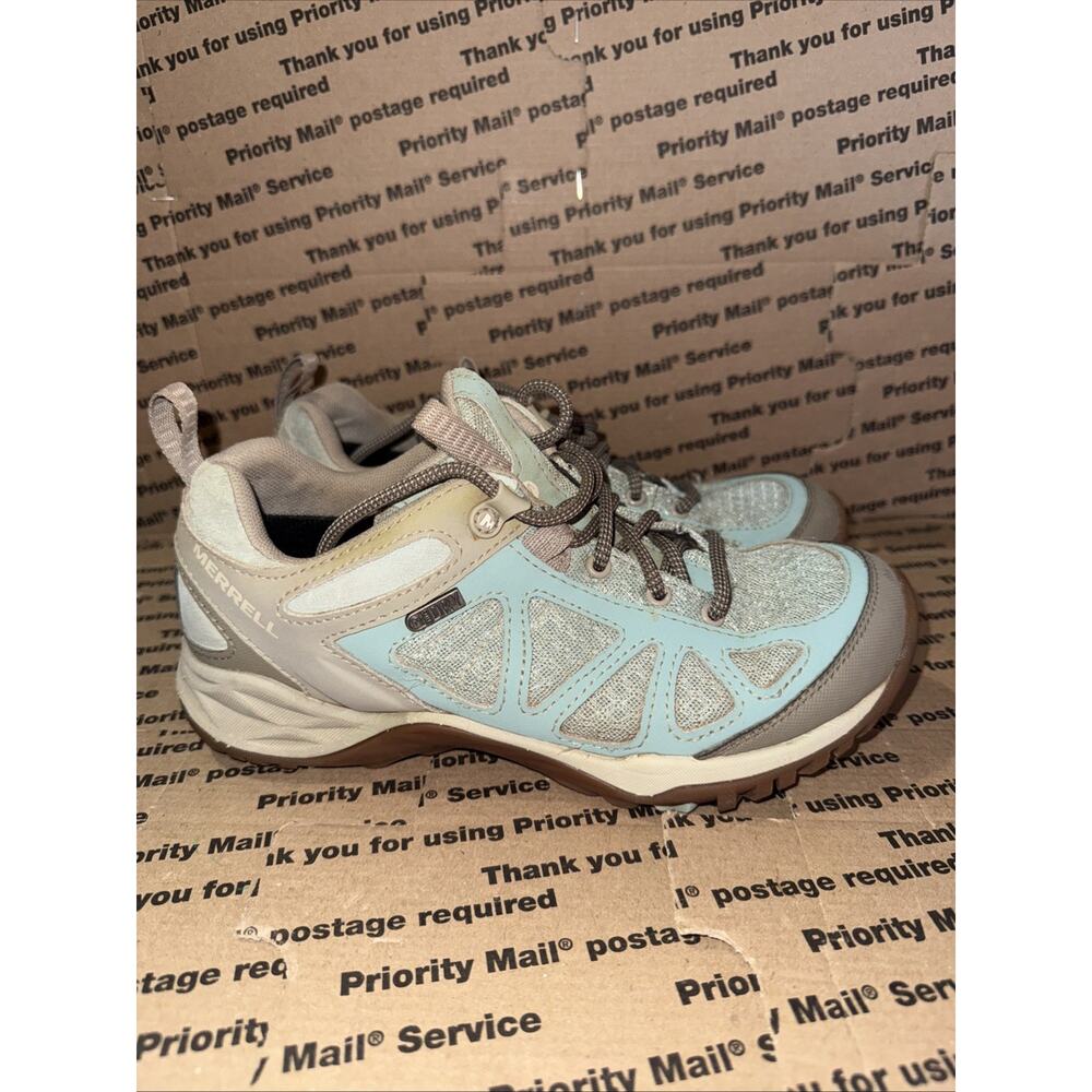 Merrell Hiking Shoes Trail Running Lightweight Blue Surf Women's Size 6